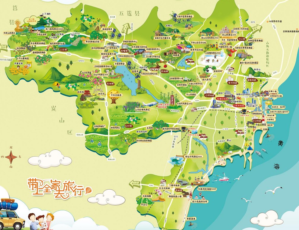 西安景区使用手绘地图给景区能带来什么好处？